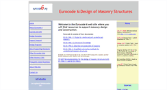 Desktop Screenshot of eurocode6.org
